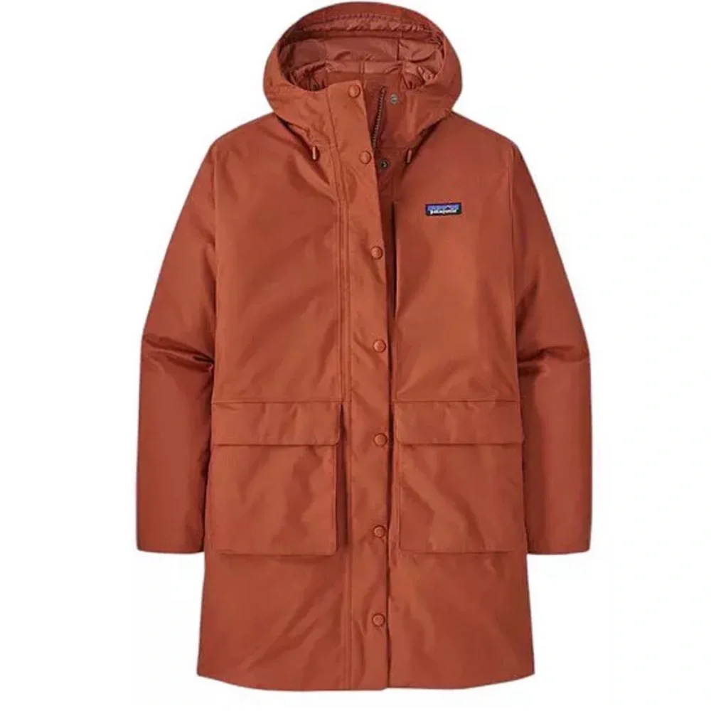 NWT PATAGONIA Women's Pine Bank 3-in-1 Parka Coat Burnshed Red long winter warm - Picture 2 of 8